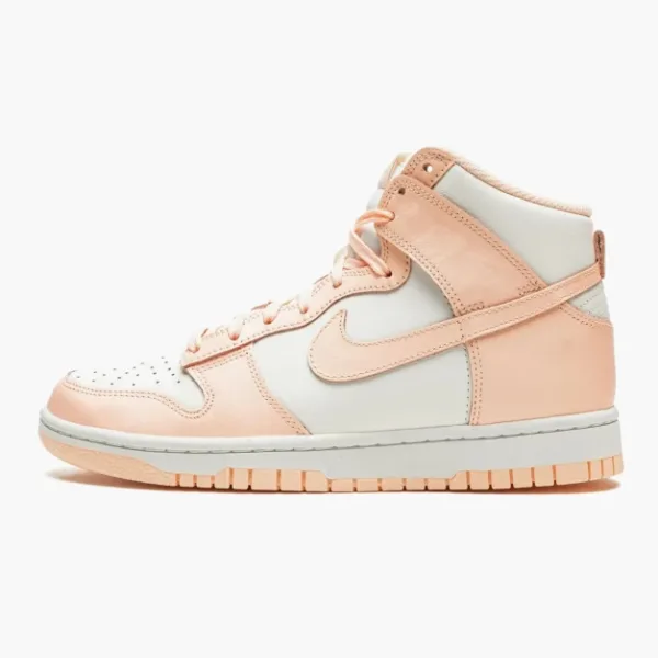 Nike Dunk High WMNS Sail Crimson Tint