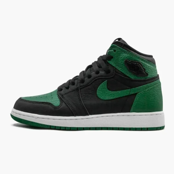 Air Jordan 1 High Retro GS Pine Green Black