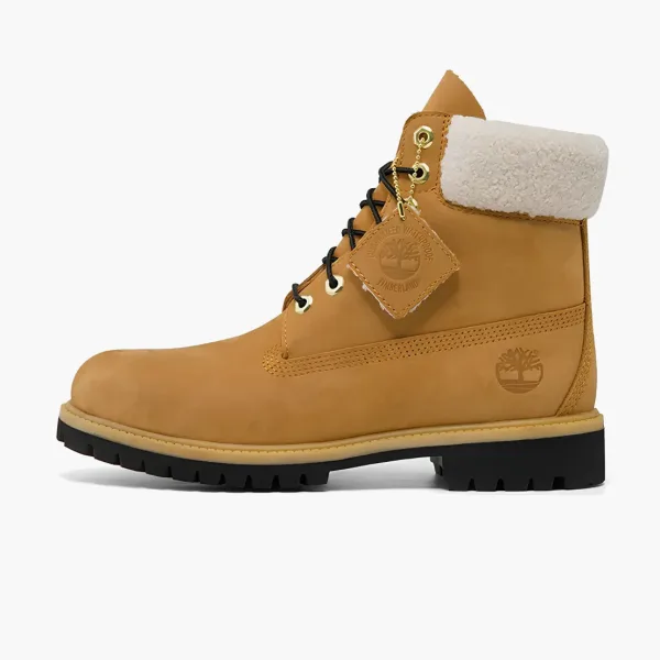 Timberland 6 Inch Premium Shearling Boots WMNS Wheat Nubuck