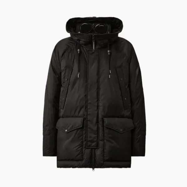 C.P. Company Down Shield Goggle Jacket Black