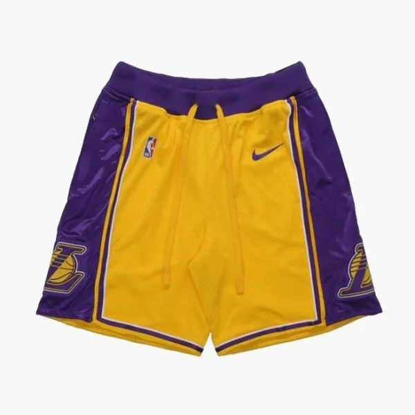 Nike x Los Angeles Lakers Basketball Shorts Yellow 