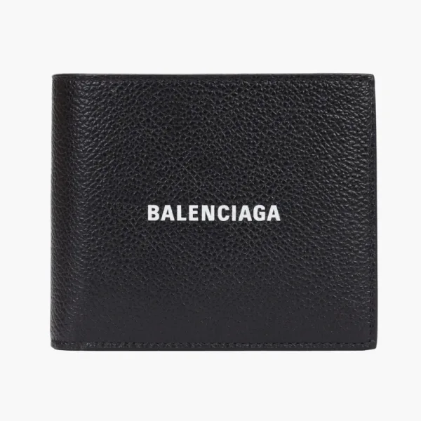 Balenciaga Cash Square Folded Wallet Black