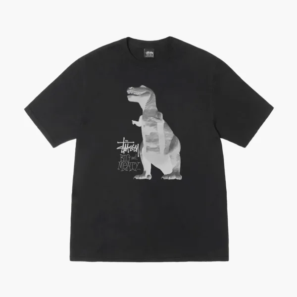 Stussy Big & Meaty Tee Pigment Dyed Black