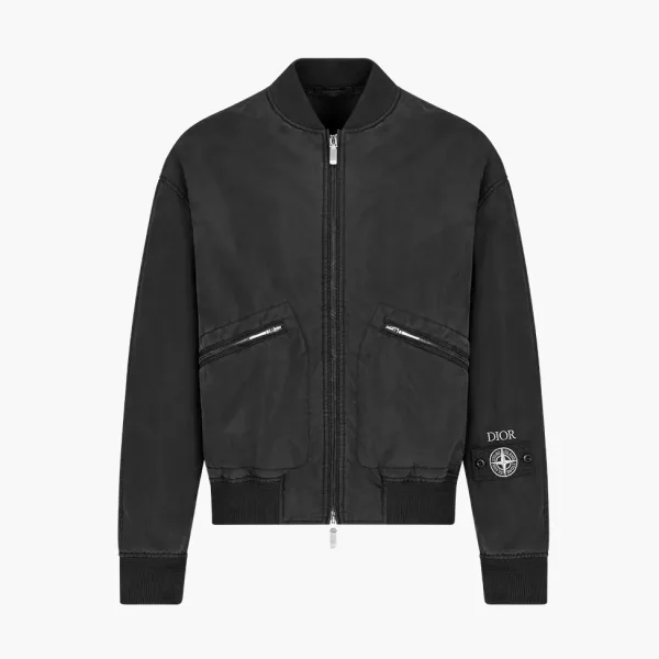 Dior x Stone Island Bomber Jacket Black