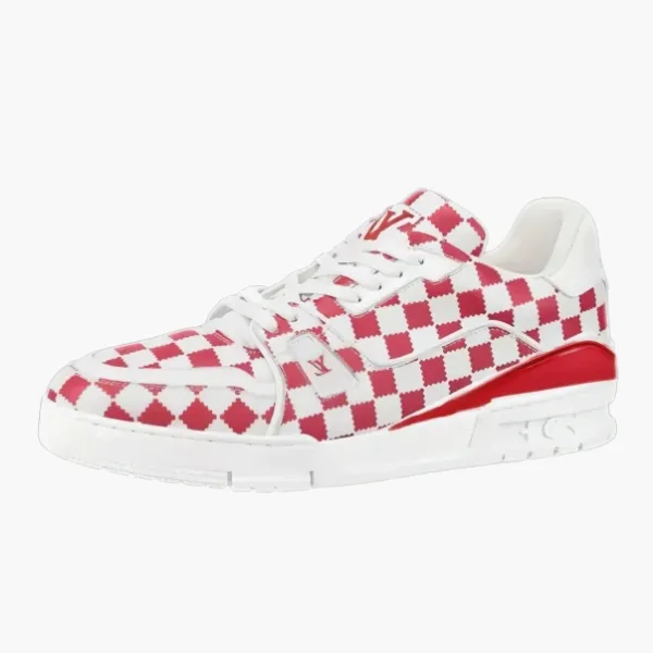 Nigo X Louis Vuitton Trainer Red White Damier
