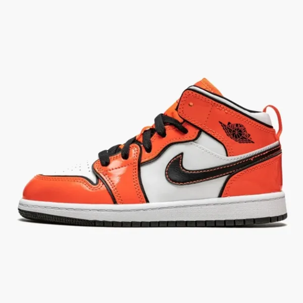 Air Jordan 1 Mid SE PS Turf Orange Kids