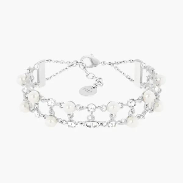 DIOR Petit CD Treasure Bracelet WMNS Silver