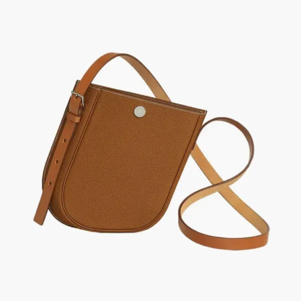 Hermes Perspective Cavaliere Shoulder Bags Brown