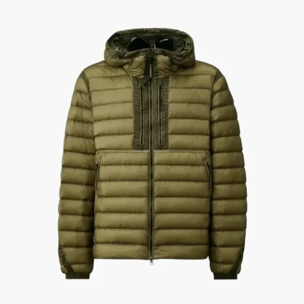 C.P. Company D.D. Shell Goggle Down Jacket Green