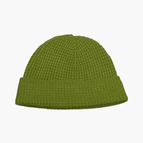 Chrome Hearts Cross Button Cashmere Knit Cap Green