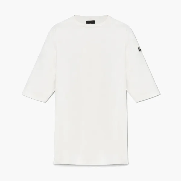 Moncler x Rick Owens Cotton T-Shirt Milk