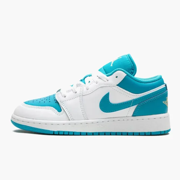 Air Jordan 1 Low GS Aquatone