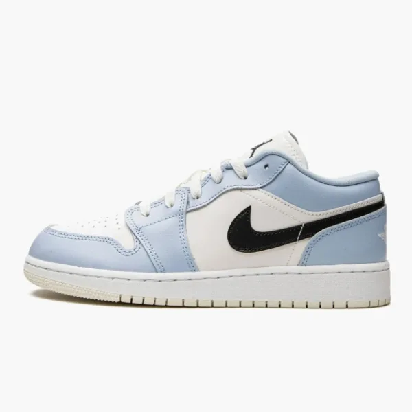 Air Jordan 1 Low GS Ice Blue Black