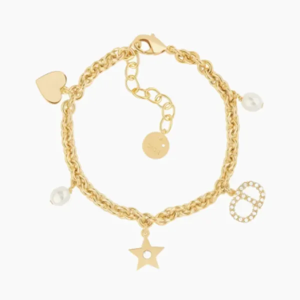 Dior Petit CD Lucky Charms bracelet With Gold