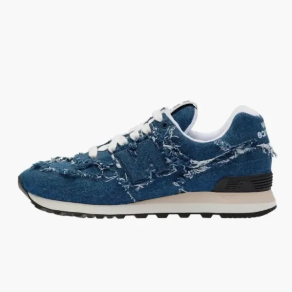 New Balance 574 X Miu Miu Denim Sneakers Blue