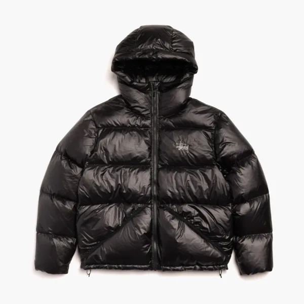 Stussy Micro Ripstop Down Parka Jet Black