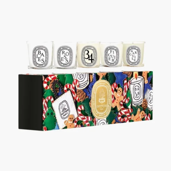 Diptyque Limited Edition Set of 5 Miniature Candles
