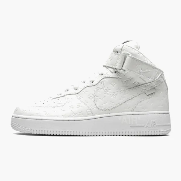 Louis Vuitton Air Force 1 Mid Virgil Abloh - White/White