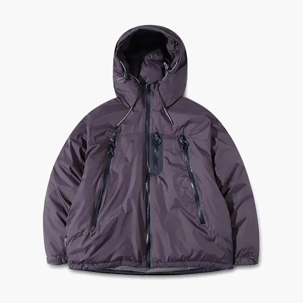 Nothomme Lightweight Hooded Down Jacket Duck Down Far Peak Purple