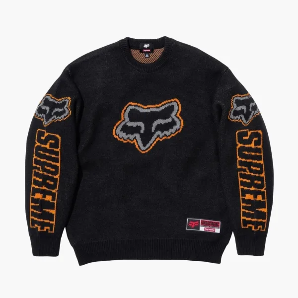 Supreme x Fox Racing Sweater Black
