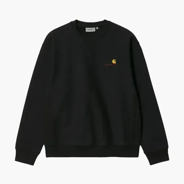 Carhartt WIP American Script Sweatshirt Black