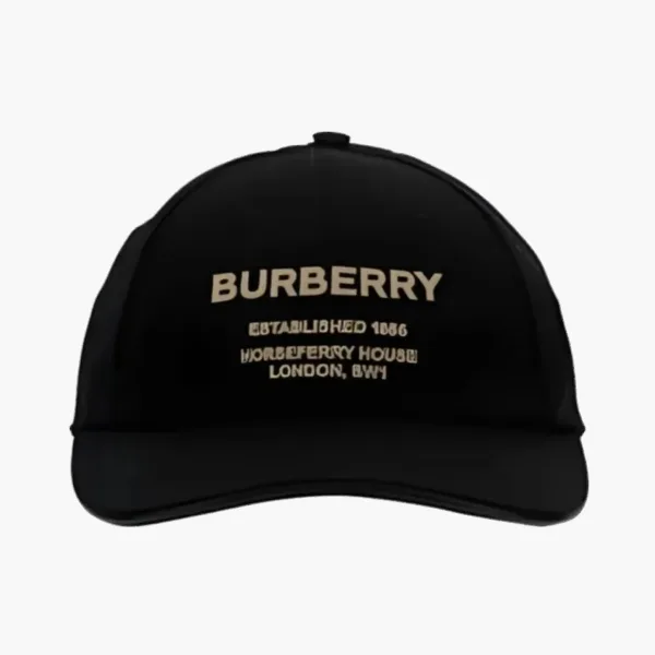 Burberry Peaked Cap Black