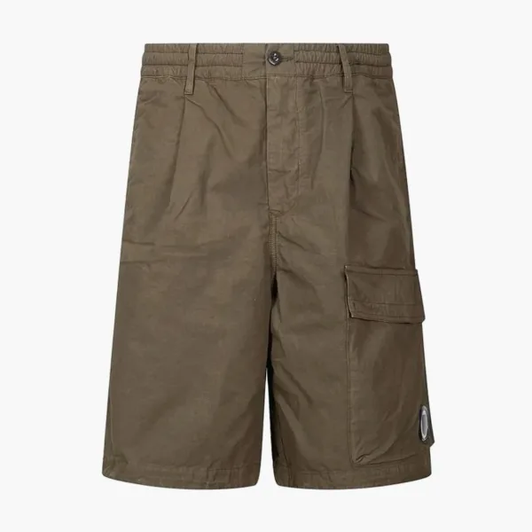 C.P. Company Micro-Reps Boxy Lens Shorts Khaki