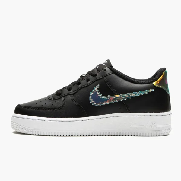 Air Force 1 Low LV8 GS Digital Swoosh - Black