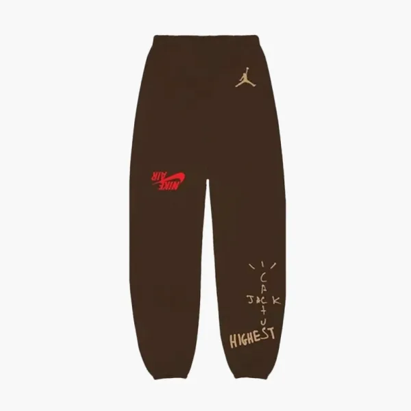 Travis Scott X Jordan Cactus Jack Highest Sweatpant Brown
