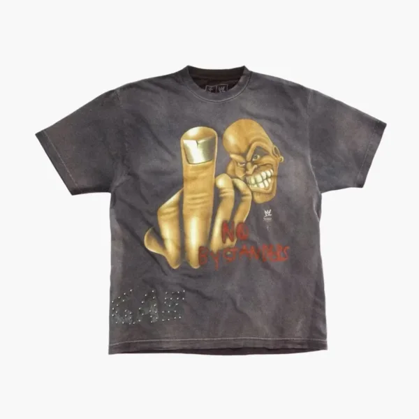 Cactus Jack by Travis Scott x WWE No Bystanders T-Shirt Stone Cold Steve Austin Black