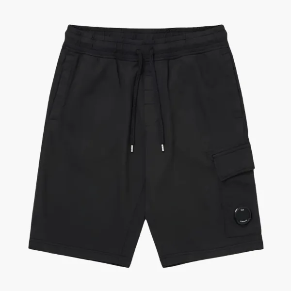 C.P. Company Stretch Sateen Shorts Black