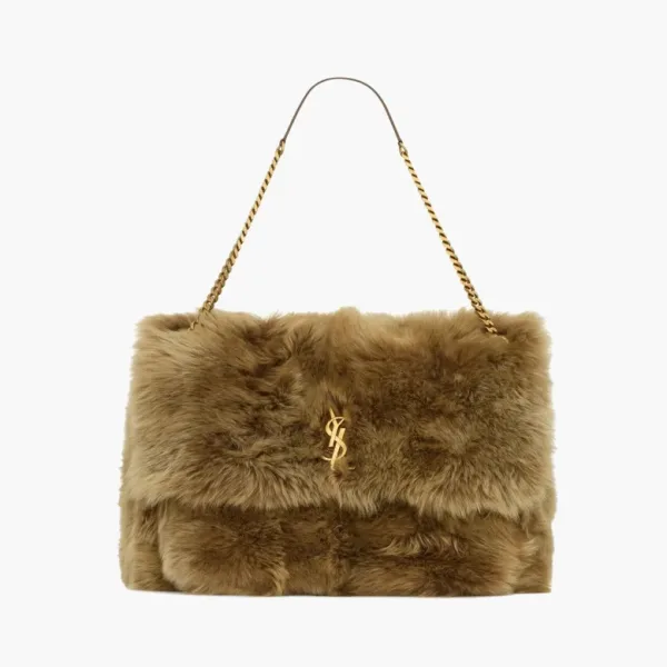 Saint Laurent Niki Oversized In Fur Rouan