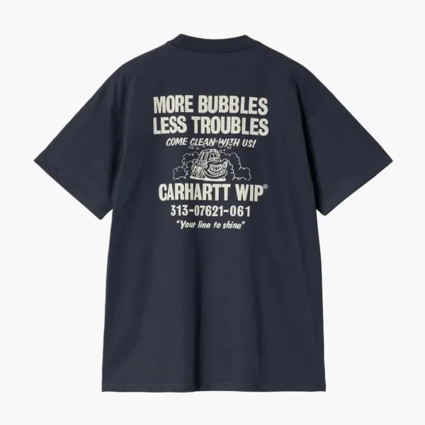 Carhartt WIP Less Troubles T-Shirt Navy