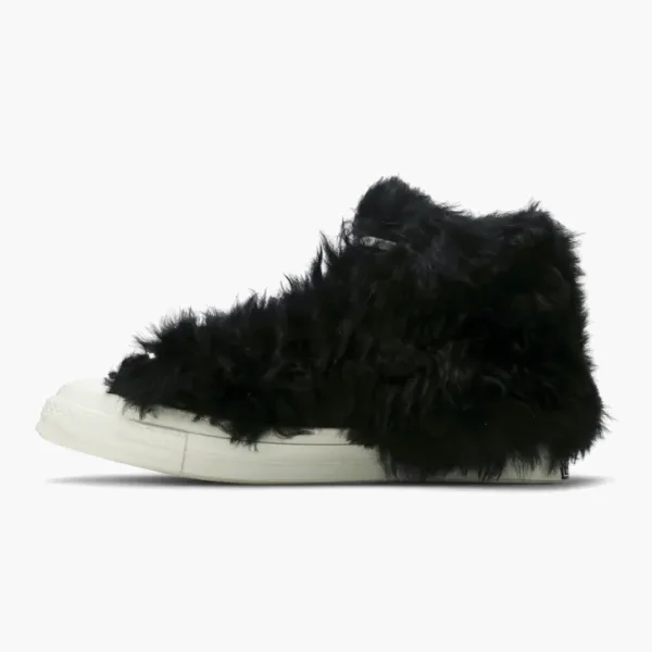 Ambush x Converse Chuck 70 High Fuzzy - Black Egret