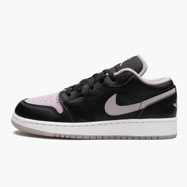 Air Jordan 1 Low GS Black Iced Lilac