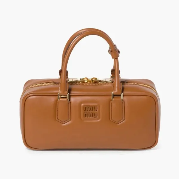 MIU MIU Arcadie Series Crossbody Bag Brown