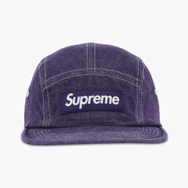 Supreme Denim Camp Cap Purple