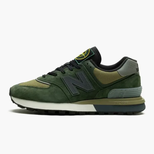 New Balance 574 Legacy x Stone Island Dark Green
