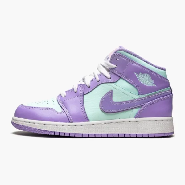 Air Jordan 1 Mid GS Aqua Blue