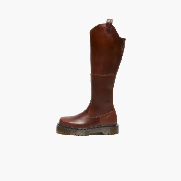 Dr. Martens Amaayah Knee High Leather Boots WMNS Butterscotch Orleans