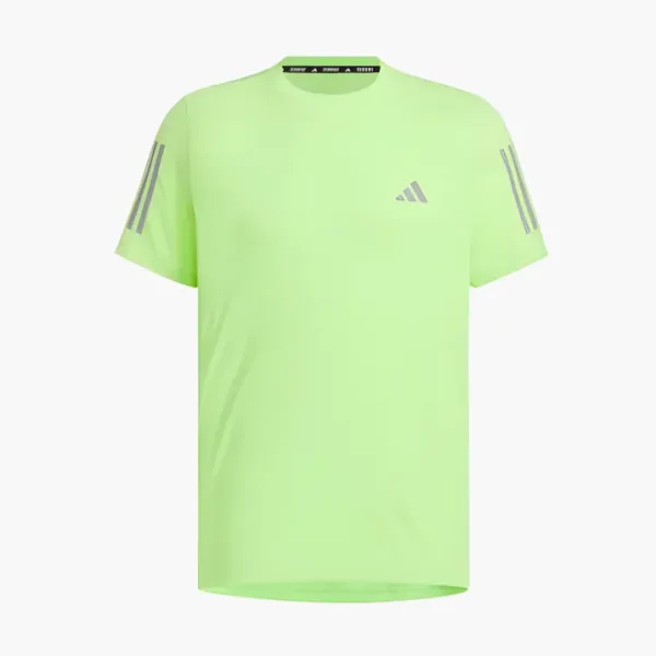 Adidas Own The Run SS25 T Shirt Dark Silver Gray