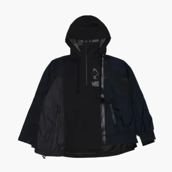 Nike X Sacai Double-zip Jacket Navy Blue