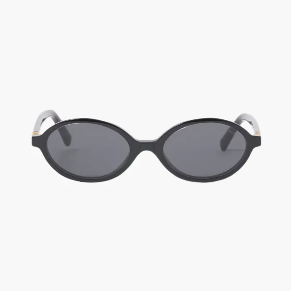 Miu Miu Regard Black Sunglasses Slate Gray Lenses