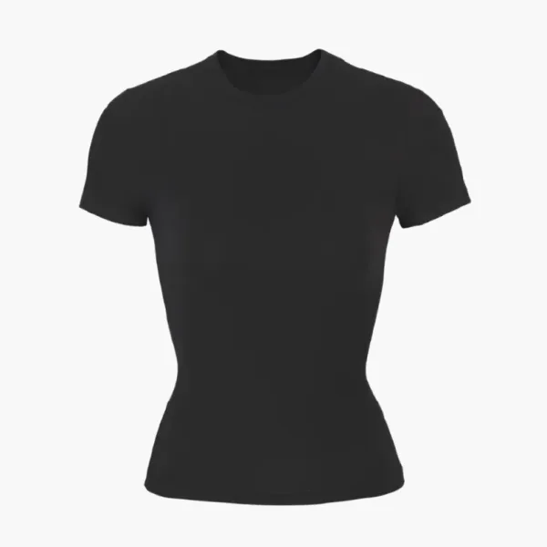 SKIMS T-shirt Cotton Jersey Black