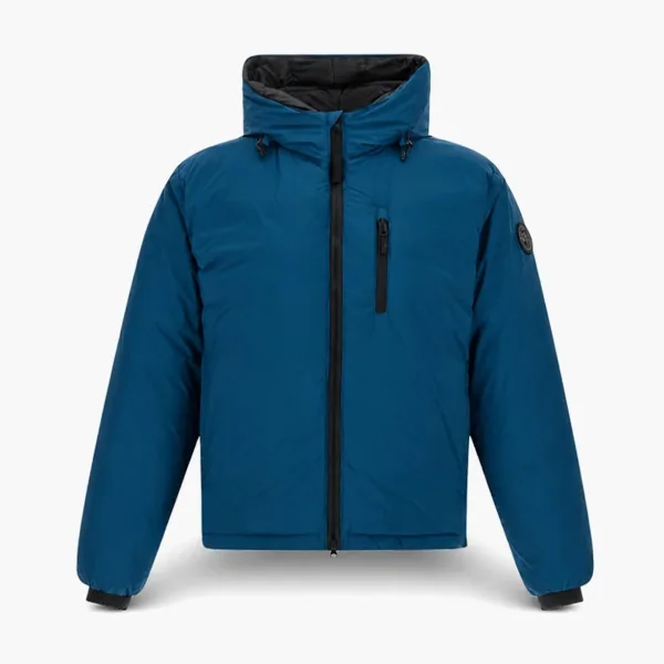 Canada Goose Lodge Hoodie Black Label Blue
