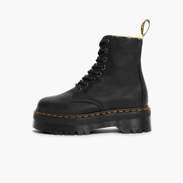 Dr. Martens Jadon Faux Fur Lined Black