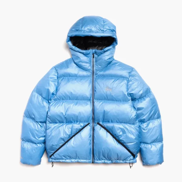 Stussy Micro Ripstop Down Parka Sky Blue