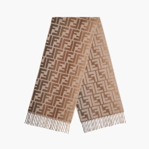 Fendi Scarf Wool Beige