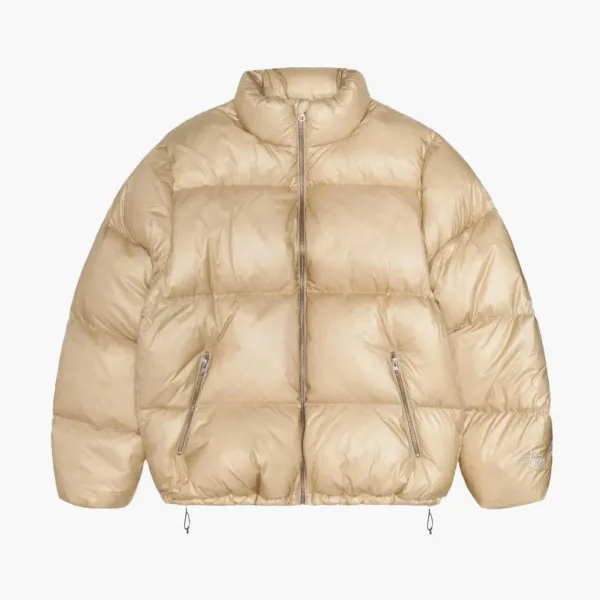 Stussy Down Puffer Parachute Ripstop Cayote