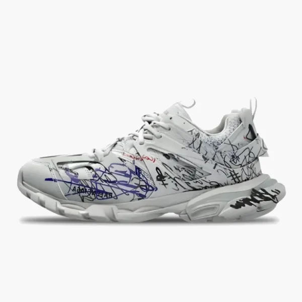 Balenciaga Track 1.0 Low Top Casual Shoes Gray